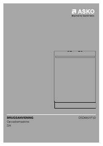 Brugsanvisning Asko DSD6601FI/2 Opvaskemaskine