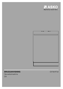 Brugsanvisning Asko DI7301FI/2 Opvaskemaskine