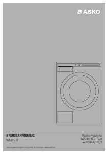Bemyndigelse pulver overførsel Brugsanvisning Asko W20844.W/3 Vaskemaskine