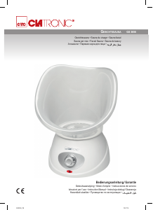 Manual de uso Clatronic GS 3656 Sauna facial