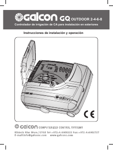 Manual de uso Galcon AC-2 GQ Contador de agua