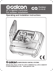 Manual Galcon AC-4 GQ Water Computer