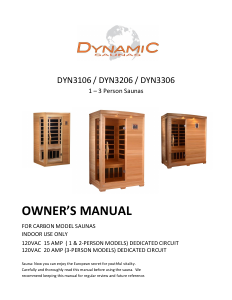 Manual Dynamic DYN3106 Sauna
