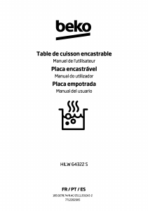 Manual BEKO HILW 64322 S Placa