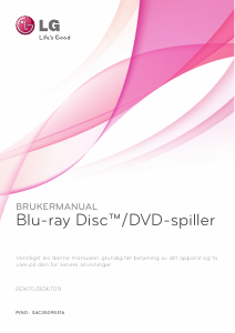 Bruksanvisning LG BD670N Blu-ray-spiller