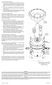 Manual de uso Kichler 15601AZT Surface Lámpara