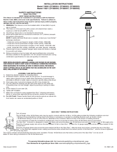 Handleiding Kichler 15821CBR30 Short Lamp