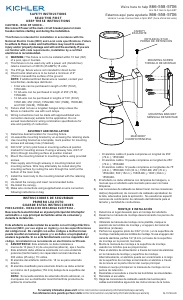 Manual de uso Kichler 15784CBR Small Lámpara