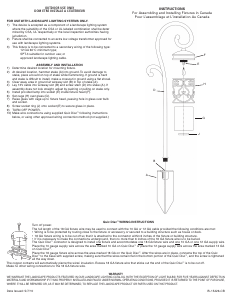 Handleiding Kichler 15426BKT Almeria Lamp