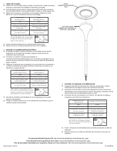 Manual de uso Kichler 15236TZT Eclipse Lámpara