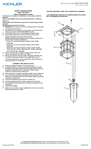 Manual Kichler 15322AGZ Cross Lamp