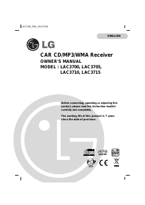 Manual LG LAC-3705 Car Radio
