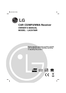Manual LG LAC6710R Car Radio
