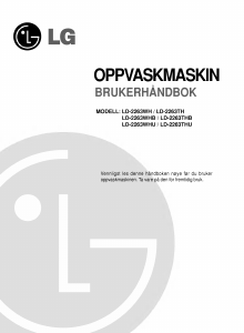 Bruksanvisning LG LD-2263THU Oppvaskmaskin