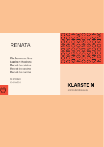 Manuale Klarstein 10040500 Renata Impastatrice planetaria