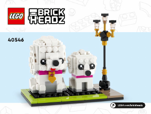 Mode d’emploi Lego set 40546 Brickheadz Les caniches