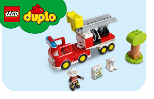 Manual de uso Lego set 10969 Duplo Camión de Bomberos