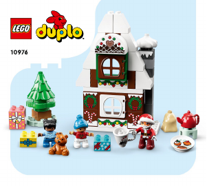 Brugsanvisning Lego set 10976 Duplo Julemandens honningkagehus