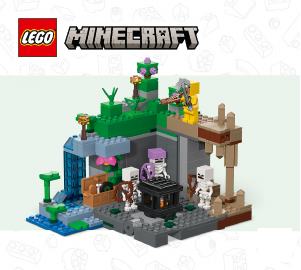 Bruksanvisning Lego set 21189 Minecraft Skelettgrottan