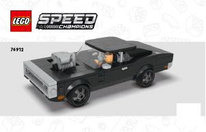 Käyttöohje Lego set 76912 Speed Champions Fast & Furious 1970 Dodge Charger R/T