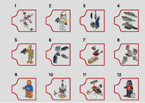 Bedienungsanleitung Lego set 75340 Star Wars Adventskalender