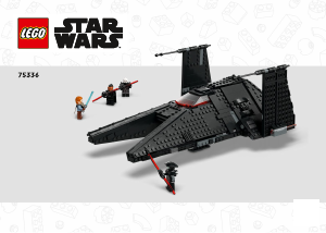 Kullanım kılavuzu Lego set 75336 Star Wars Engizisyoncu Nakliye Aracı Scythe