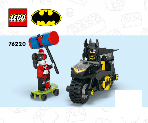 Bruksanvisning Lego set 76220 Super Heroes Batman mot Harley Quinn