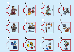 Instrukcja Lego set 76231 Super Heroes Kalendarz adwentowy ze Strażnikami Galaktyki