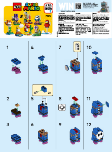 Manuál Lego set 71410 Super Mario Akční kostky – 5. série