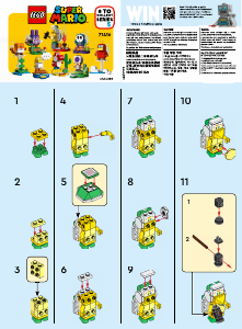 Manual Lego set 71410 Super Mario Character Packs - Hammer Bro