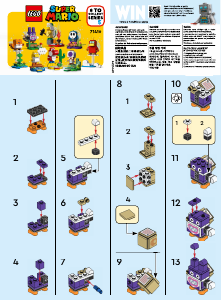 Bedienungsanleitung Lego set 71410 Super Mario Charaktere-Serie - Nabbit