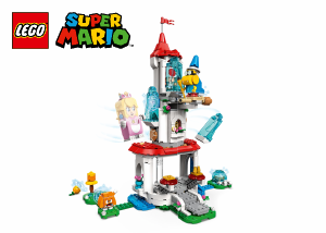 Vadovas Lego set 71407 Super Mario Persikutės katės kostiumas ir ledo bokštas