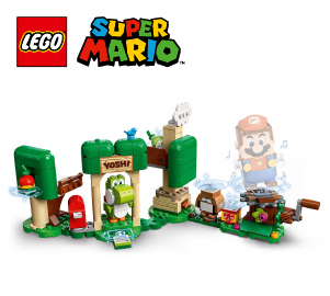 Vadovas Lego set 71406 Super Mario Yoshi dovanų namelio papildomas rinkinys