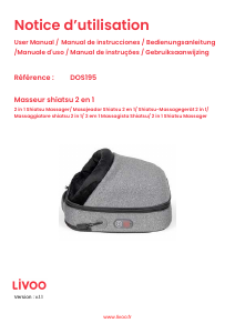 Manual Livoo DOS195 Massage Device