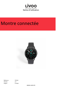 Manuale Livoo TEC616 Smartwatch