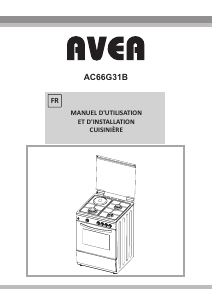 Mode d’emploi AVEA AC66G31B Cuisinière