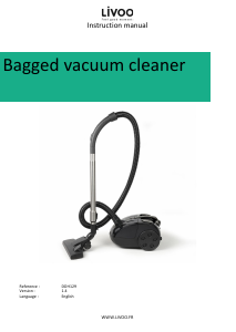 Manual Livoo DOH129 Vacuum Cleaner