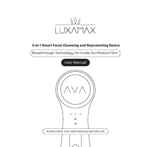 Manual Luxamax AVA Facial Cleansing Brush