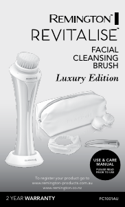 Manual Remington FC1001AU Facial Cleansing Brush