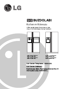 Kullanım kılavuzu LG GR-P227ZDBA Donduruculu buzdolabı