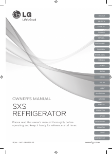 Manual de uso LG GSL545SWYV Frigorífico combinado