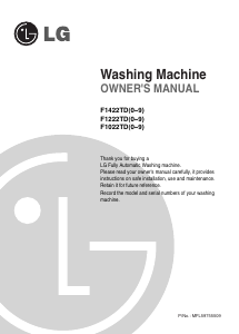 Bedienungsanleitung LG F1422TD1 Waschmaschine