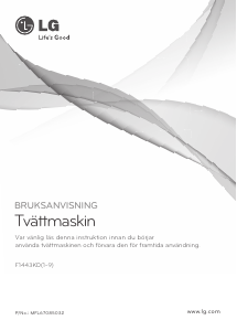 Bruksanvisning LG F1443KD Tvättmaskin