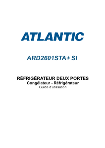 Mode d’emploi AVEA ARD2601STA+SI Réfrigérateur combiné