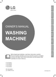 Manual LG F14U2TDN0 Washing Machine