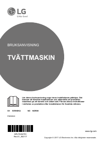 Bruksanvisning LG F8K5XN3 Tvättmaskin