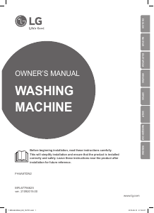Manual LG FH4A8TDN2 Mașină de spălat