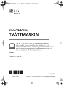 Bruksanvisning LG P4AMTN0W Tvättmaskin