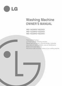 Manual LG WD-14220FD Máquina de lavar roupa