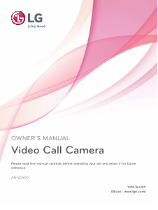 Handleiding LG AN-VC500 Webcam